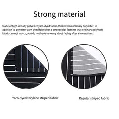 Neckline Striped Apron