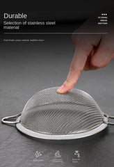 Fine Mesh Strainer Stainless Steel - Set of 3
