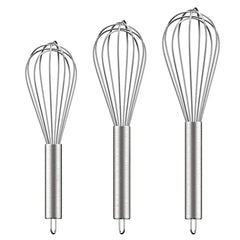 Stainless Steel Whisk - 3 Pack