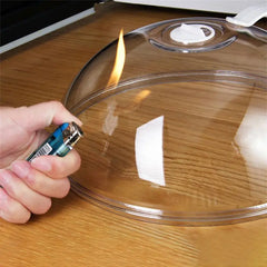 Microwave food splash proof cover