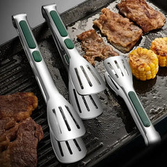 Non Slip Stainless Steel Kitchen Tongs