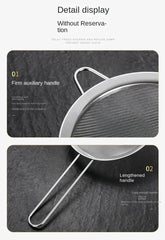 Fine Mesh Strainer Stainless Steel - Set of 3