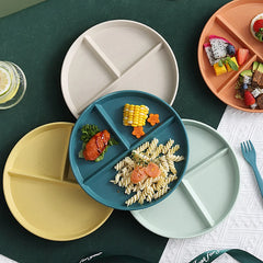 Divided Round Dinner Plate