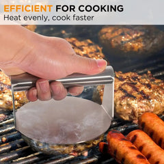 Stainless Steel Hamburger Press