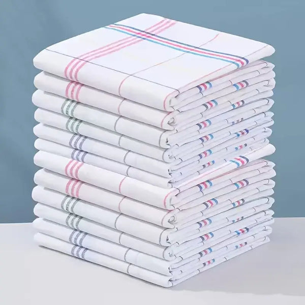 Classic Striped Cotton Kitchen Towel
