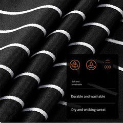 Neckline Striped Apron
