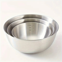 Stainless Steel Mixing Bowls - Set of three