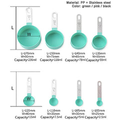 Measuring Cup and Spoon Set 4/8Pcs