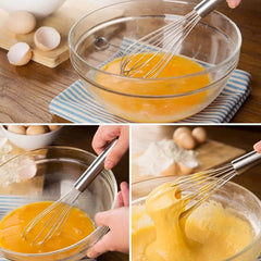 Stainless Steel Whisk - 3 Pack