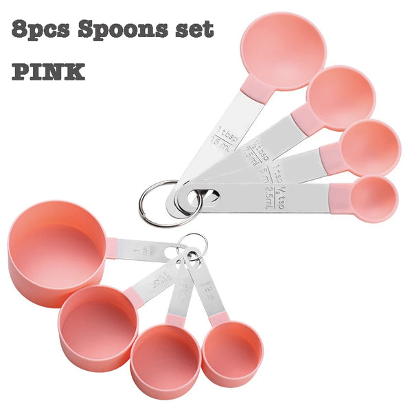 Measuring Cup and Spoon Set 4/8Pcs