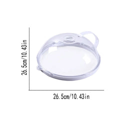 Microwave food splash proof cover